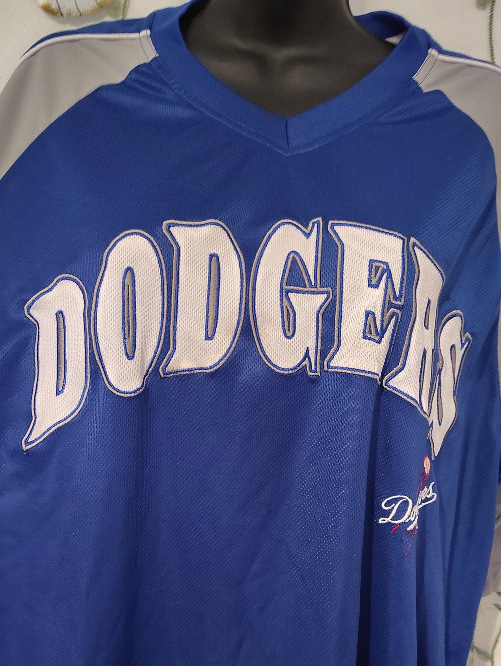 Dodgers Blue Pullover Jersey Top
